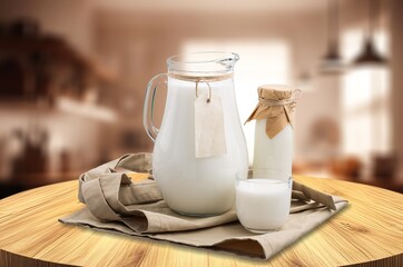 Tasty fresh greek yogurt in bowl