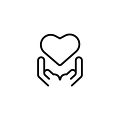 Heart Symbol Hold by Hands