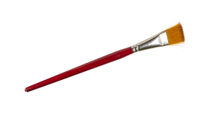 brush isolated on white or transparent png