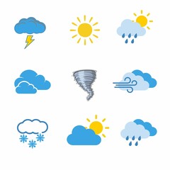 Set of weathet icons