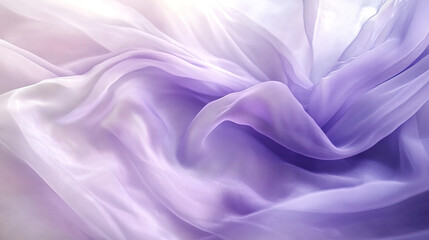 Obraz premium Soft violet and lavender flowing textures create serene atmosphere
