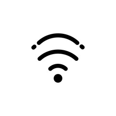 Wifi icon set. signal vector icon 