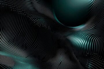 Fototapeta premium Abstract image of a glowing futuristic circuit board featuring neon blue lines, digital patterns, and intricate technology-inspired details.