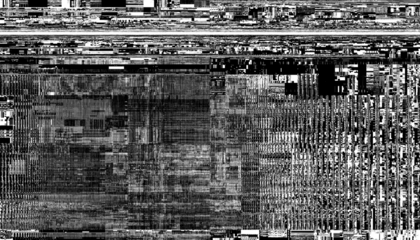 Abstract black pixelated overlay with a transparent background. Png overlay background