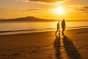 Milford Beach New Zealand Sun Rise