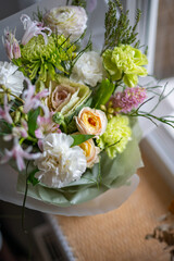 Vibrant Floral Arrangement Featuring a Variety of Colorful Blooms