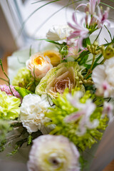 Vibrant Floral Arrangement Featuring a Variety of Colorful Blooms