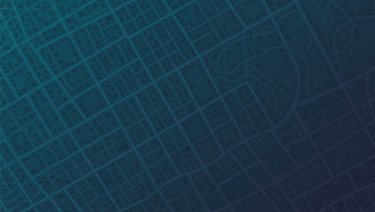 City urban roads and streets abstract map downtown district map. Concept of planning and mapping a travel. Flat vector illustration