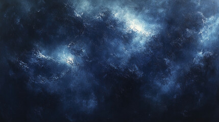 Fototapeta premium deep blue abstract background with textured waves and light highlights