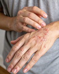 Eczema-Affected Hand