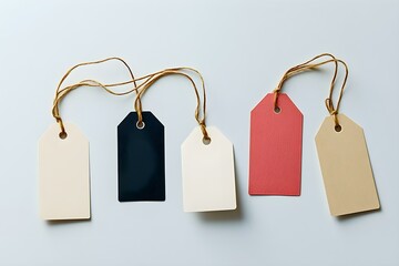 Elegant Price Tags Mockup for Stylish and Professional Presentation