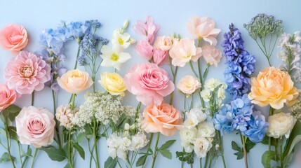 Pastel Flower Arrangement Beautiful Blooms Pretty Pastel Colors