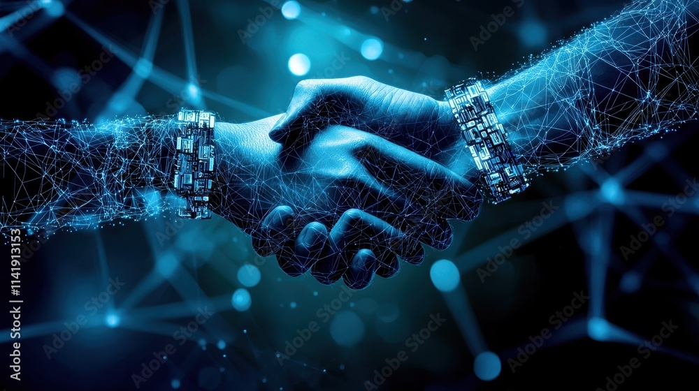 Poster digital handshake with blockchain technology to prevent fraudulent activities in online transactions