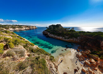 Obraz premium Calo des Moro, Mallorca, Spain