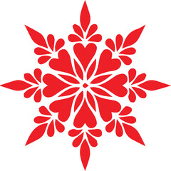 Beautiful flower art and mandala vector design