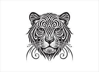 tiger Logo Vector Icon Template