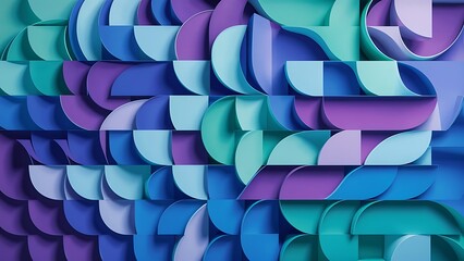 Overlapping circles design background trendy abstract layout template for business or technology presentation or web brochure cover wallpaper vector illustration