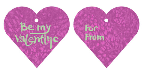 Holiday Gift Label - Be My Valentine
