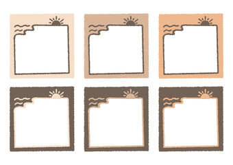 Planner stickers, Planners and weekly days label, Bullet journal stickers, Scrapbook decoration elements.