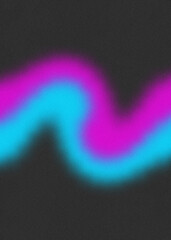 An abstract retro grainy wavy gradient blur background image.