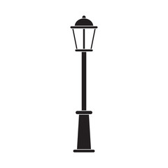 Fototapeta premium street light flat icon vector