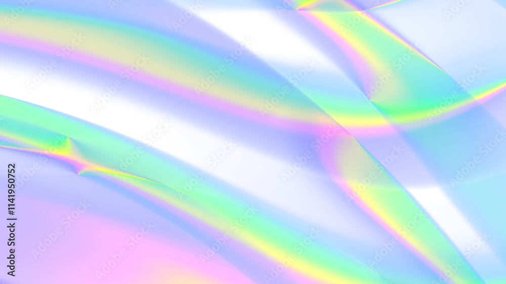 Aufkleber captivating abstract pastel swirls and colorful hues set in a beautiful soft light
