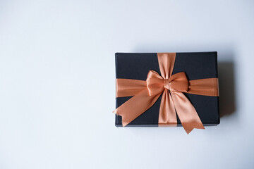 Beautiful gift box with bow.