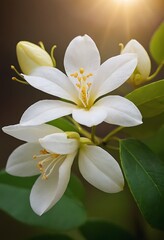 white Jasmine flower