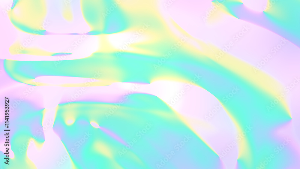 Poster Colorful gradient shape blur. Blur Gradient Shape transparent PNG shape gradient Shining circle holographic blurred shape rainbow colors. Abstract design