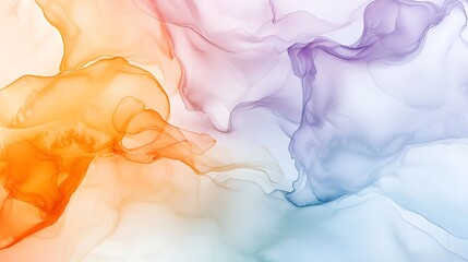 Obraz premium Fluid abstract art with soft pastels digital creation contemporary minimalistic vibrant design