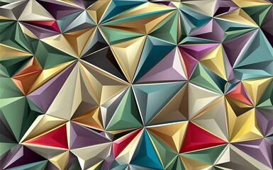 Abstract modern triangle polygonal background vector illustration