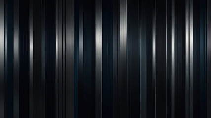 Modern abstract background with black vertical stripes and subtle lighting effects for sleek, minimal, and elegant digital designs.