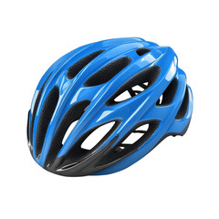 Bicycle Helmet for Safety and Protection on Transparent Background