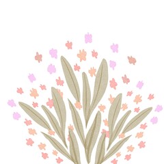 watercolour flower with circle o frame for printing, texture, fabric, invatation, wedding, coverlatter, cover wadding, wedding invitation