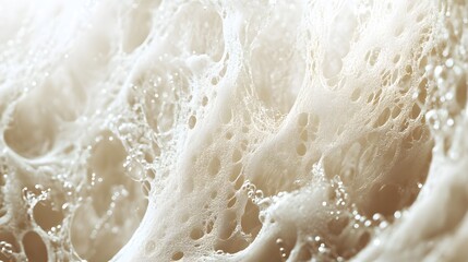 Obraz premium Home insulation is vital for energy efficiency, providing comfort and reducing costs. The image showcases intricate textures and bubbles, emphasizing its insulating properties.