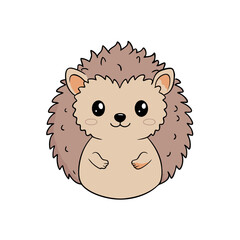 a baby hedgehog curled into a ball with tiny spikes