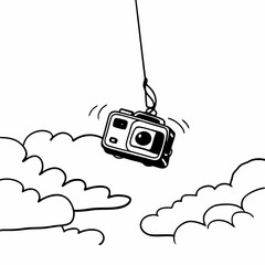 Camera in air 
