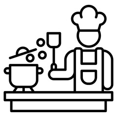 cooking single icon