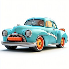 Fototapeta premium Retro Car Classic Automobile Nostalgia Vintage Style