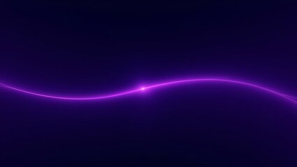 Fototapeta premium abstract Dynamic digital high speed blue light purple ribbon curve coming from left dark background technology