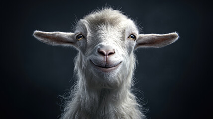 Fototapeta premium portrait of goat