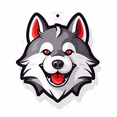 Wolf cute illustration