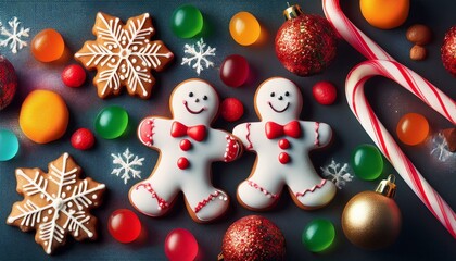 christmas decoration with snowman