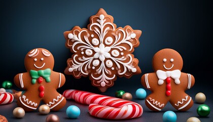 christmas gingerbread man