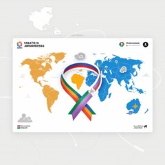 Global Solidarity Against Cancer: A Pink Ribbon Awareness Campaign