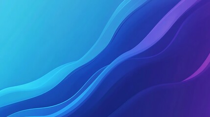Wavy Digital Art with Gradient Colors and Abstract Style. AI Generated