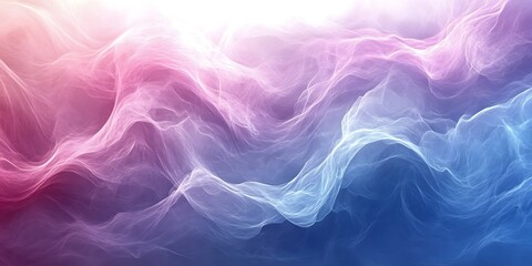 Fototapeta premium Abstract colorful wavy smoke texture background.