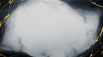 Marmurowe tło z czarno-białym wzorem i złotymi żyłkami