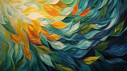 Abstract nature illustrations