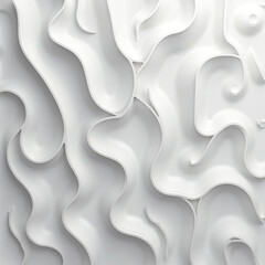 Parametric Abstract Waves: A High-Key Silver Concept